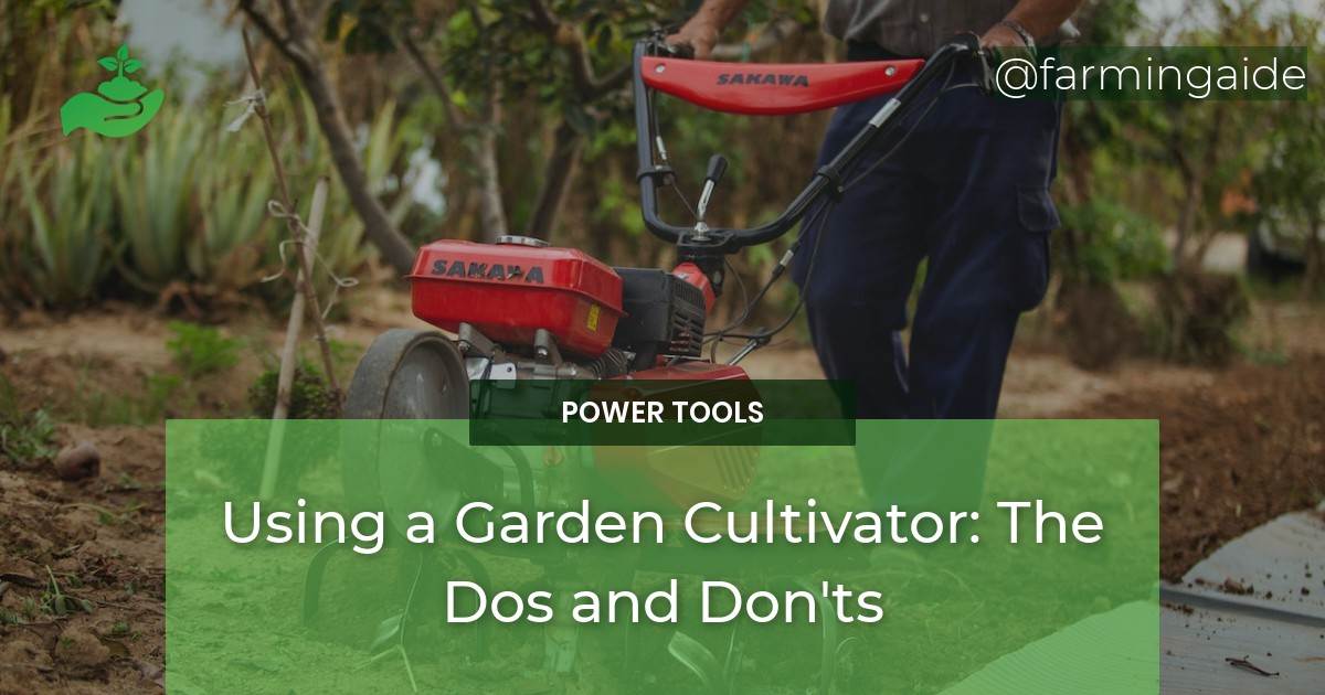 Using a Garden Cultivator