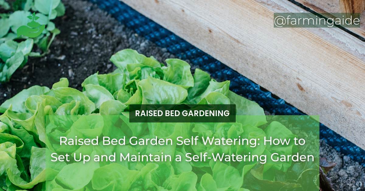 Raised Bed Garden Self Watering: How to Set Up and Maintain a Self-Watering Garden