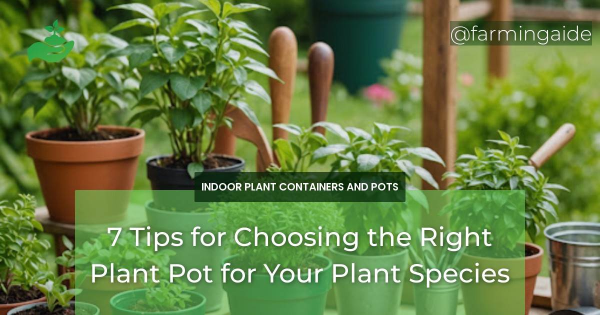 7 Tips for Choosing the Right Plant Pot for Your Plant Species