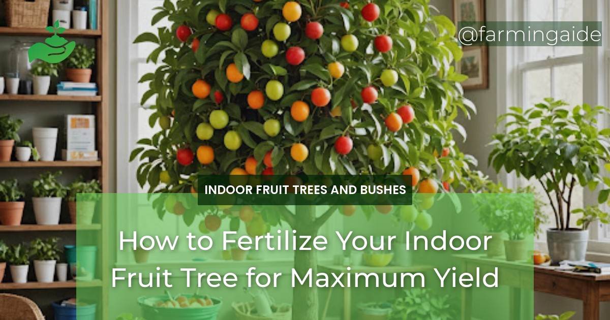 How to Fertilize Your Indoor Fruit Tree for Maximum Yield