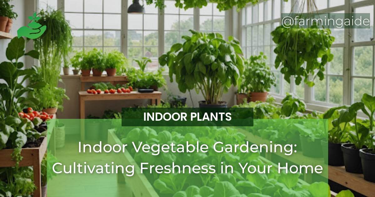 Indoor Vegetable Gardening: Cultivating Freshness in Your Home