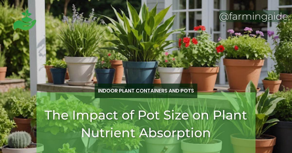 The Impact of Pot Size on Plant Nutrient Absorption