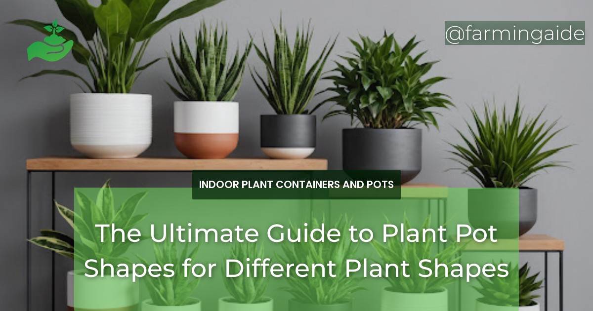 The Ultimate Guide to Plant Pot Shapes for Different Plant Shapes