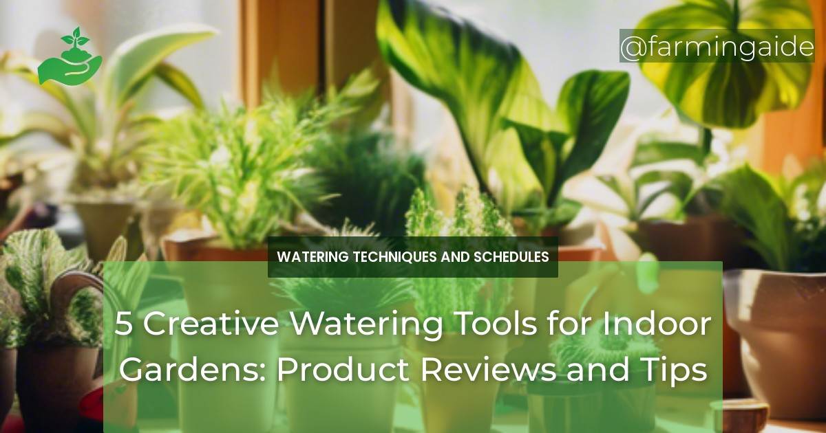 5 Creative Watering Tools for Indoor Gardens: Product Reviews and Tips