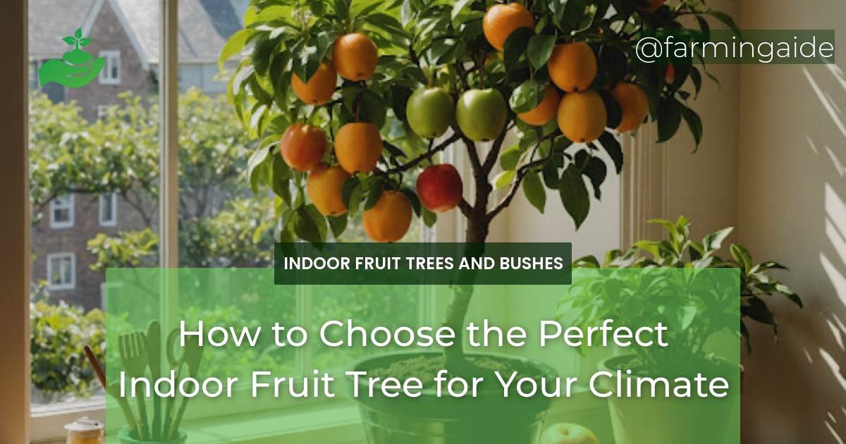 How to Choose the Perfect Indoor Fruit Tree for Your Climate