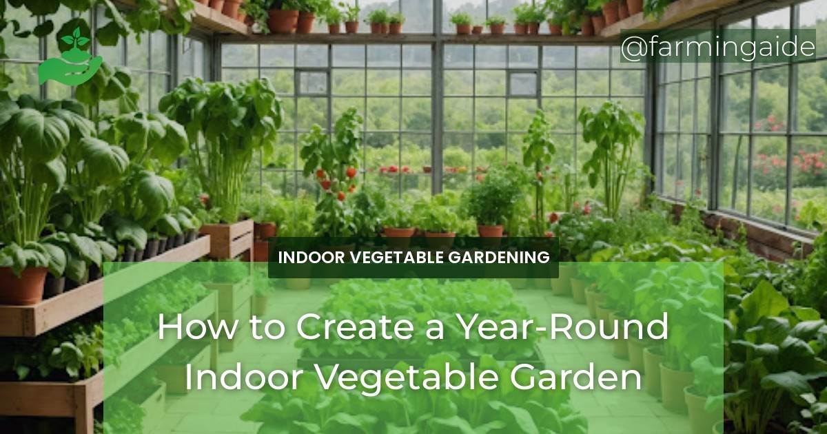 How to Create a Year-Round Indoor Vegetable Garden