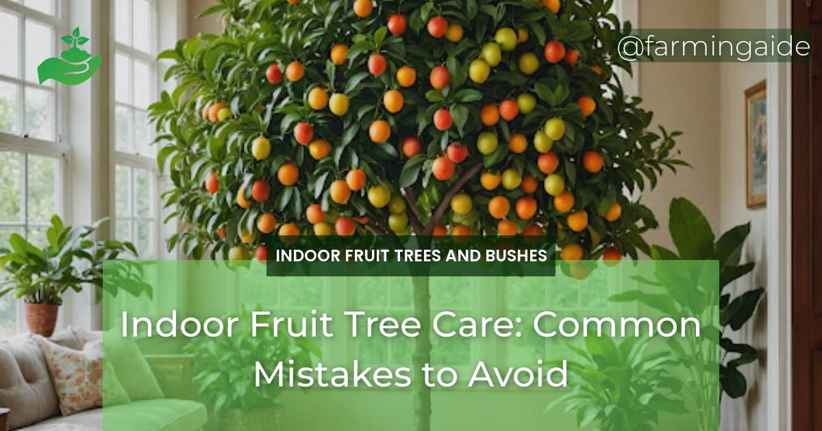 Indoor Fruit Tree Care: Common Mistakes to Avoid