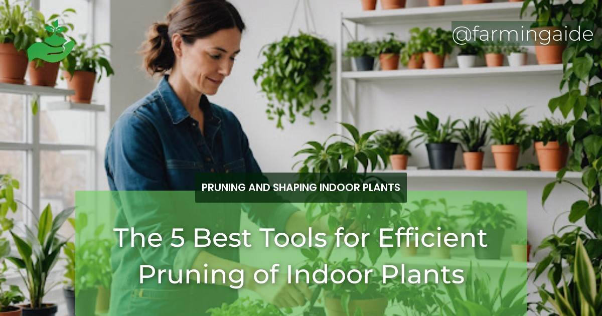 The 5 Best Tools for Efficient Pruning of Indoor Plants