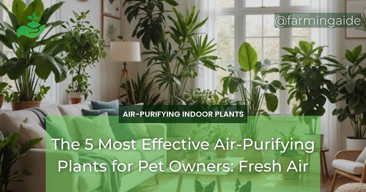 The 5 Most Effective Air-Purifying Plants for Pet Owners: Fresh Air